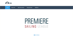 Desktop Screenshot of premieresailingleague.com